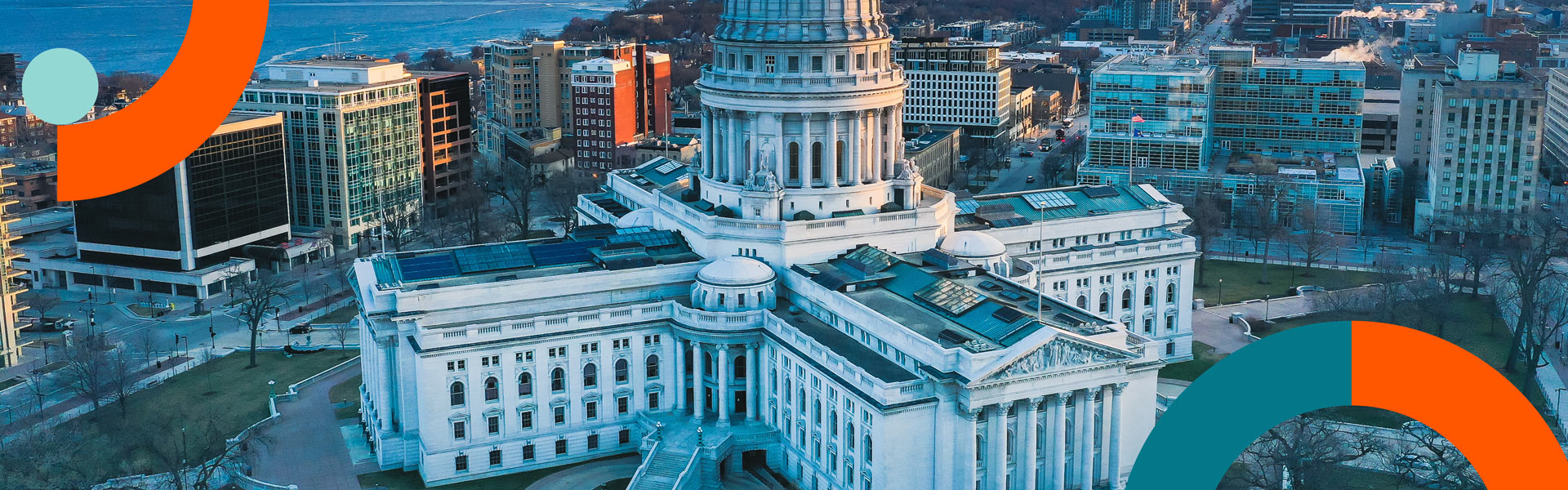 State capitol building representing state and local government leadership